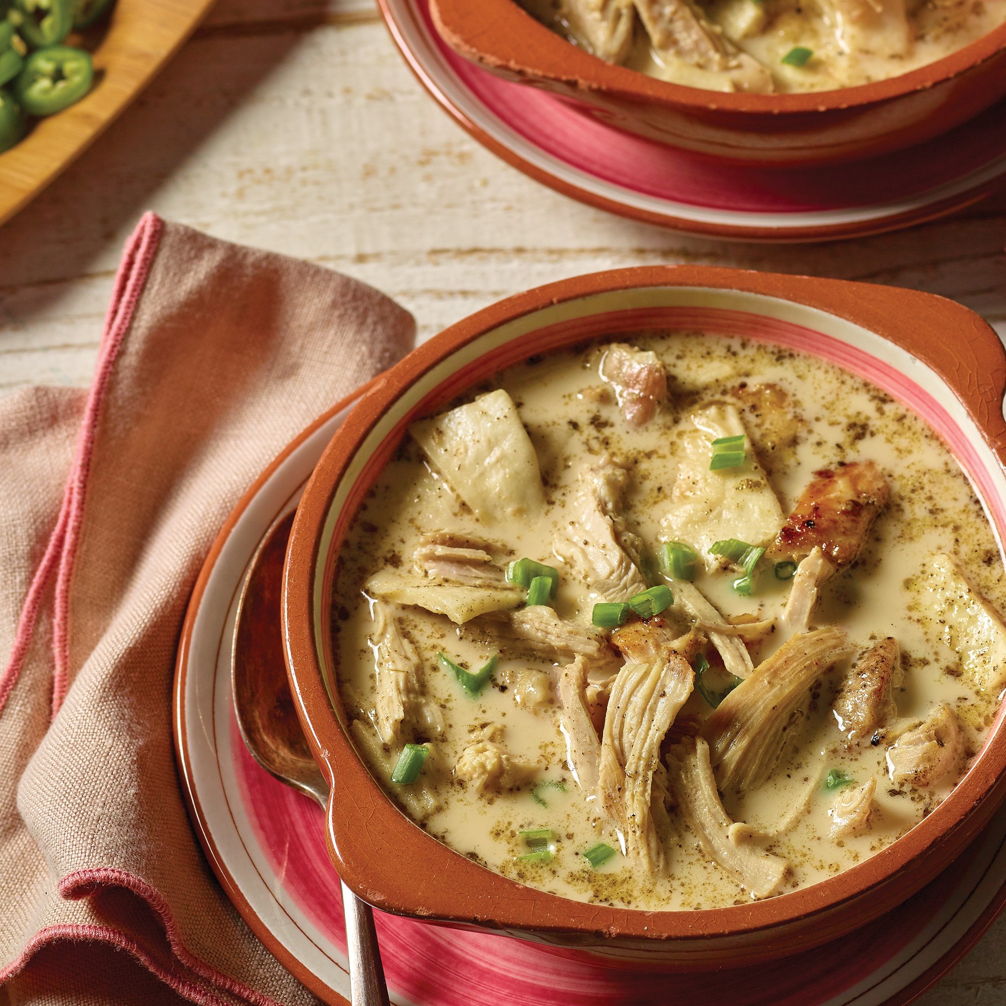 Larry's Tortilla Dumpling Soup Recipe from HEB