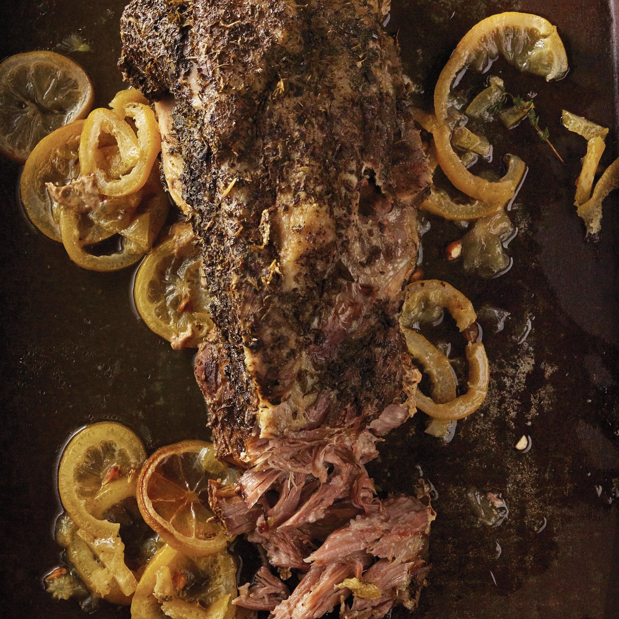 Lemon and Herb Roasted Pork Butt Recipe from HEB