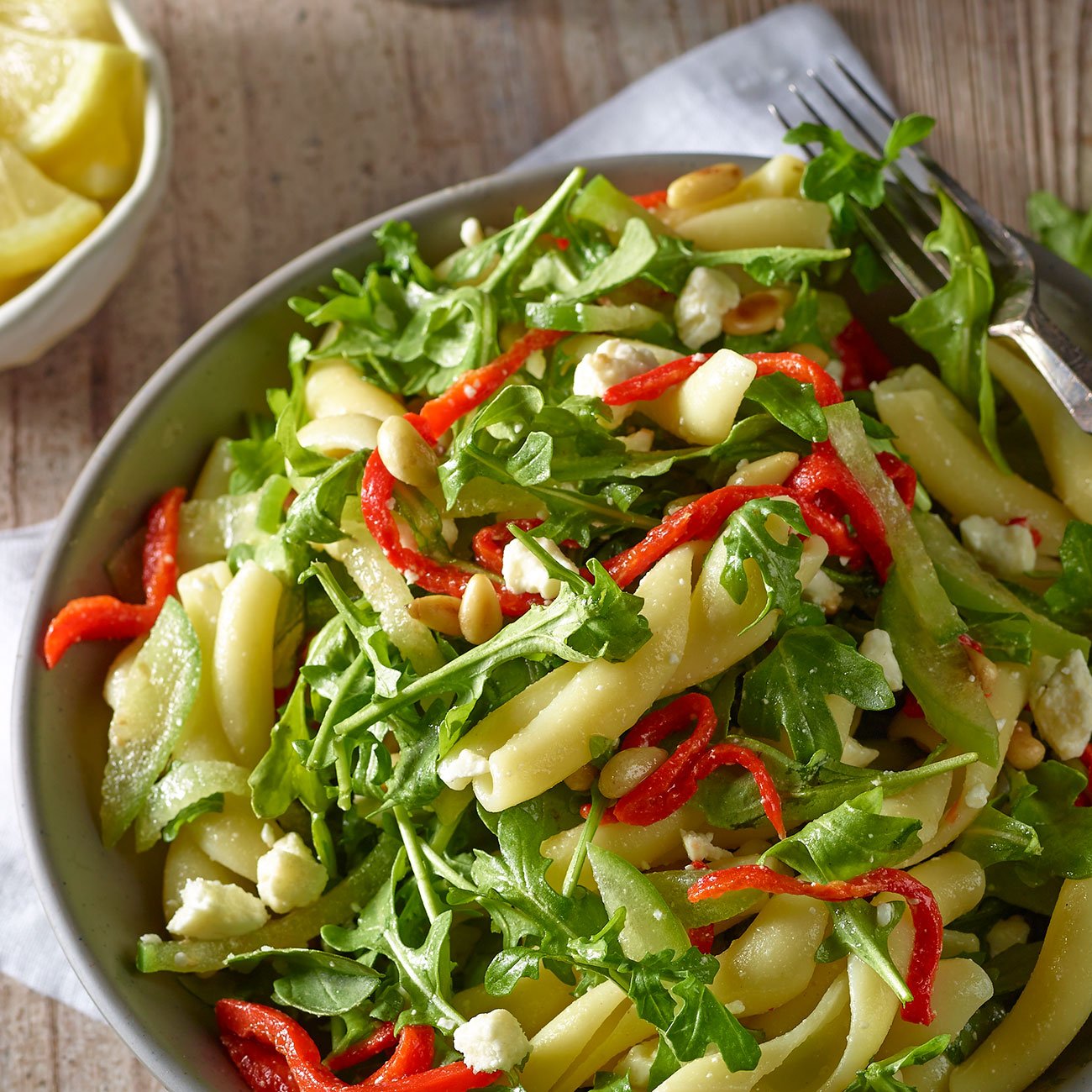 Lemon Arugula Pasta Salad Recipe From H E B