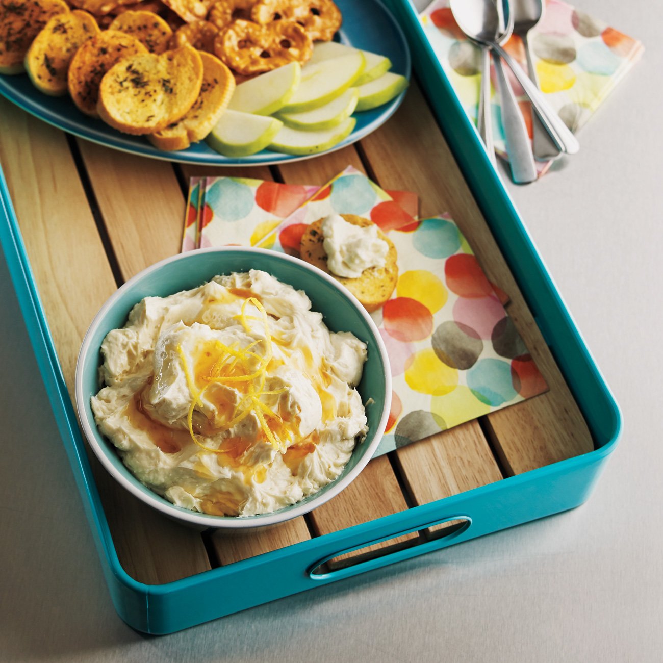 Lemon Honey Goat Cheese Spread Recipe from HEB