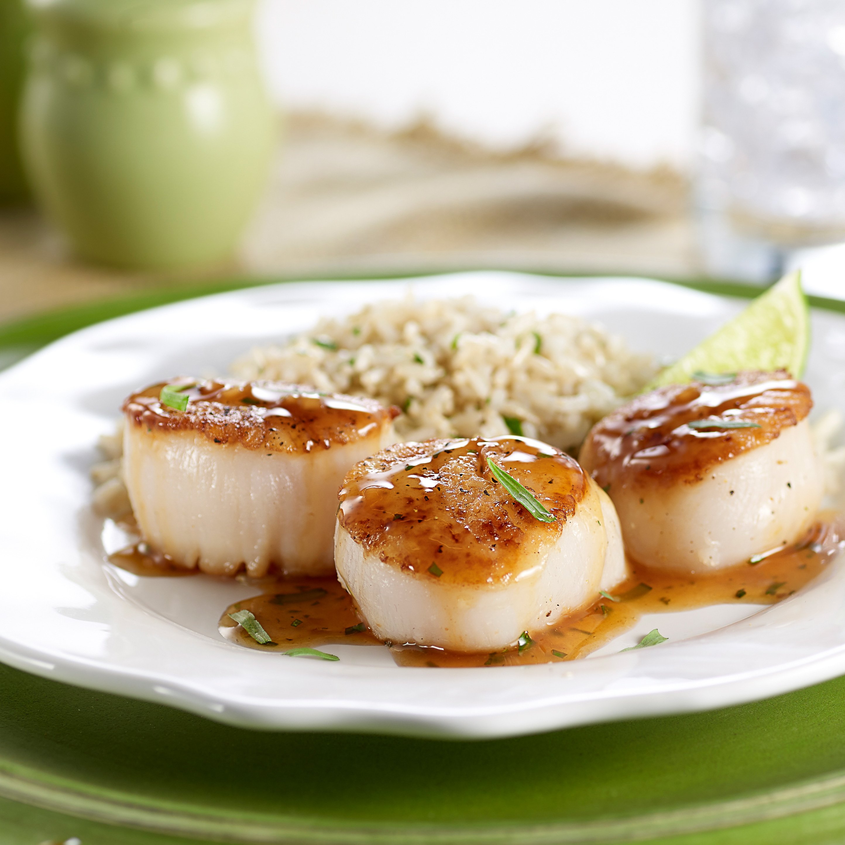 LimeTarragon Sea Scallops Recipe from HEB