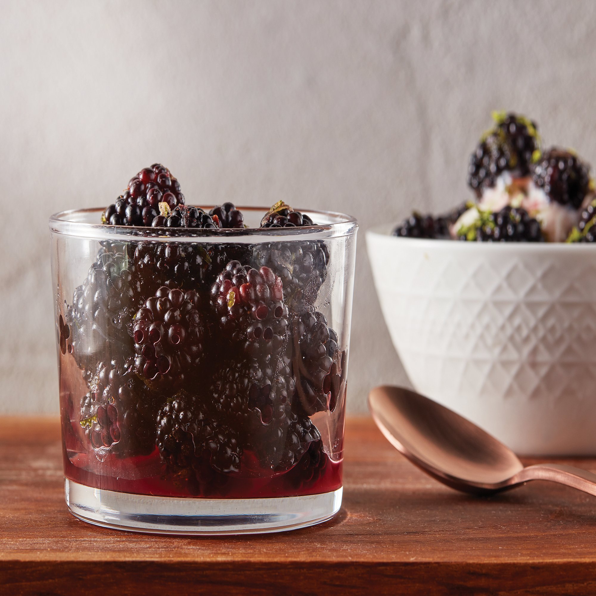 Macerated Blackberries with Lime Sugar Recipe from HEB