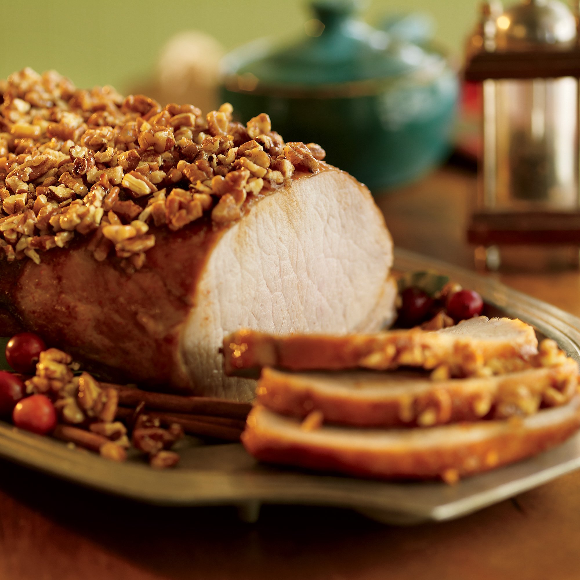 Maple Pecan Crusted Pork Loin Recipe from HEB