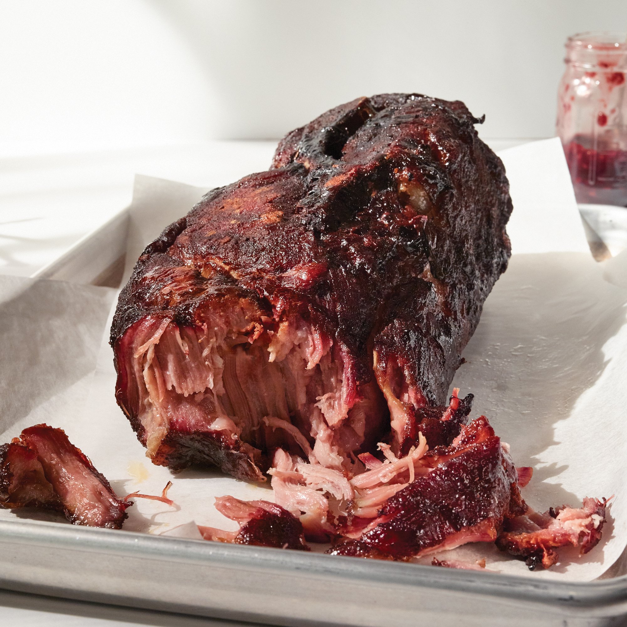 Memphis Rubbed Smoked Pork Butt Recipe from HEB