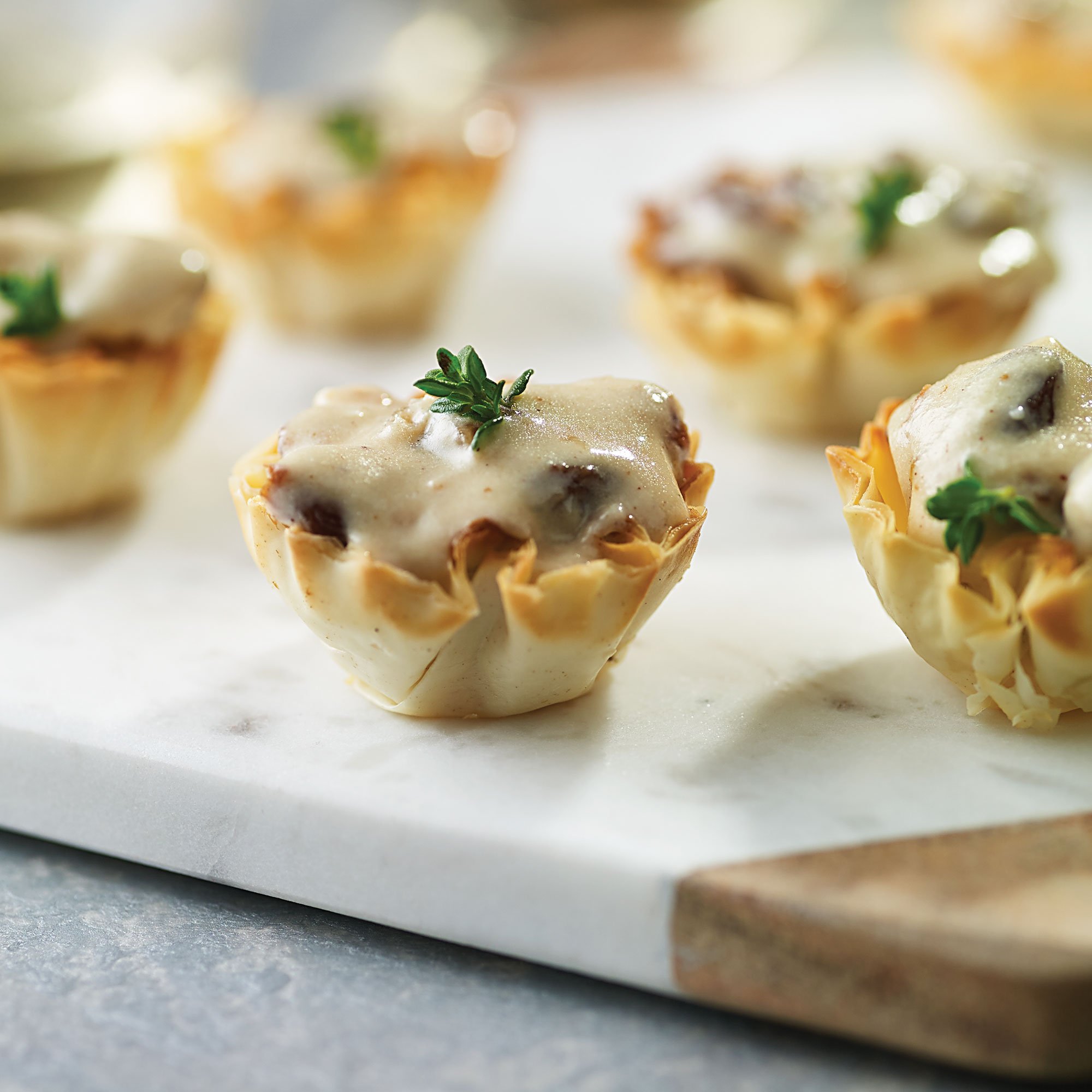 Mincemeat and Goat Cheese Filo Bites Recipe from HEB