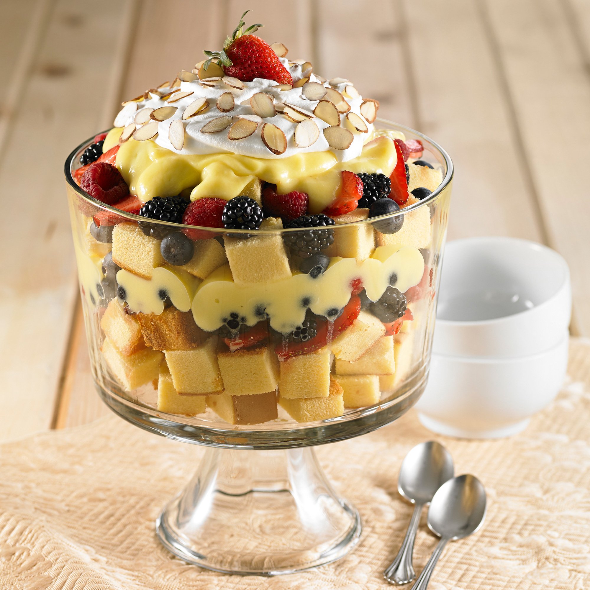 Mixed Berry Trifle Recipe from HEB