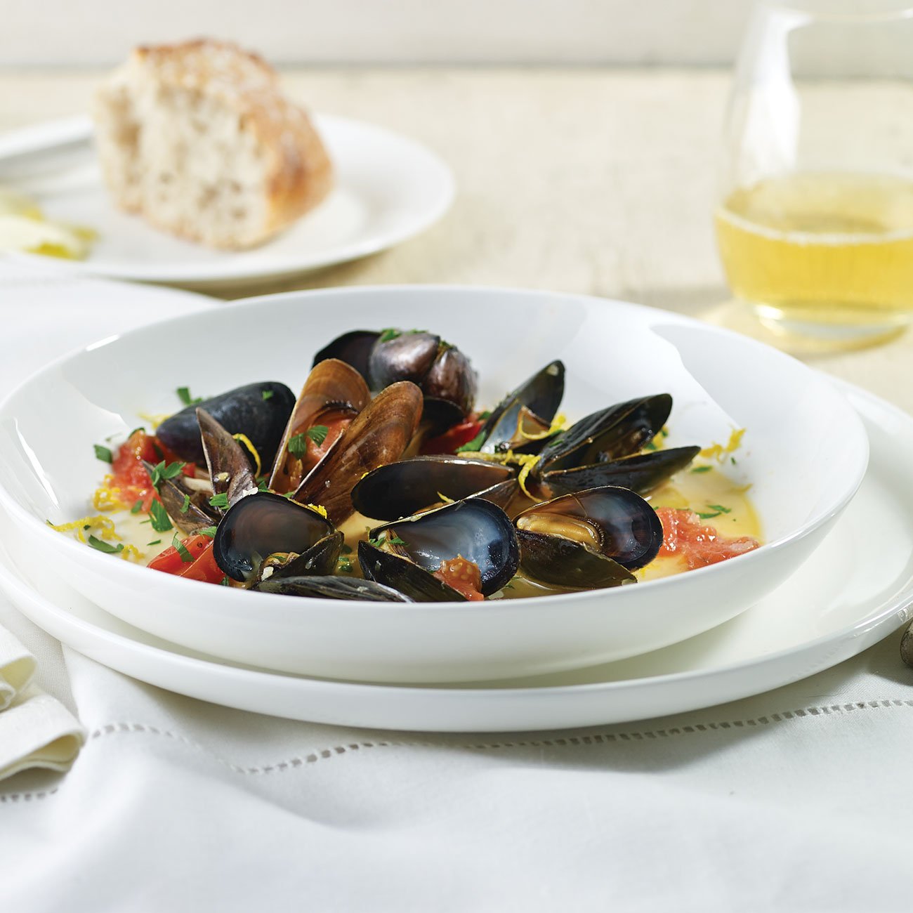 Mussels in White Wine Recipe from HEB