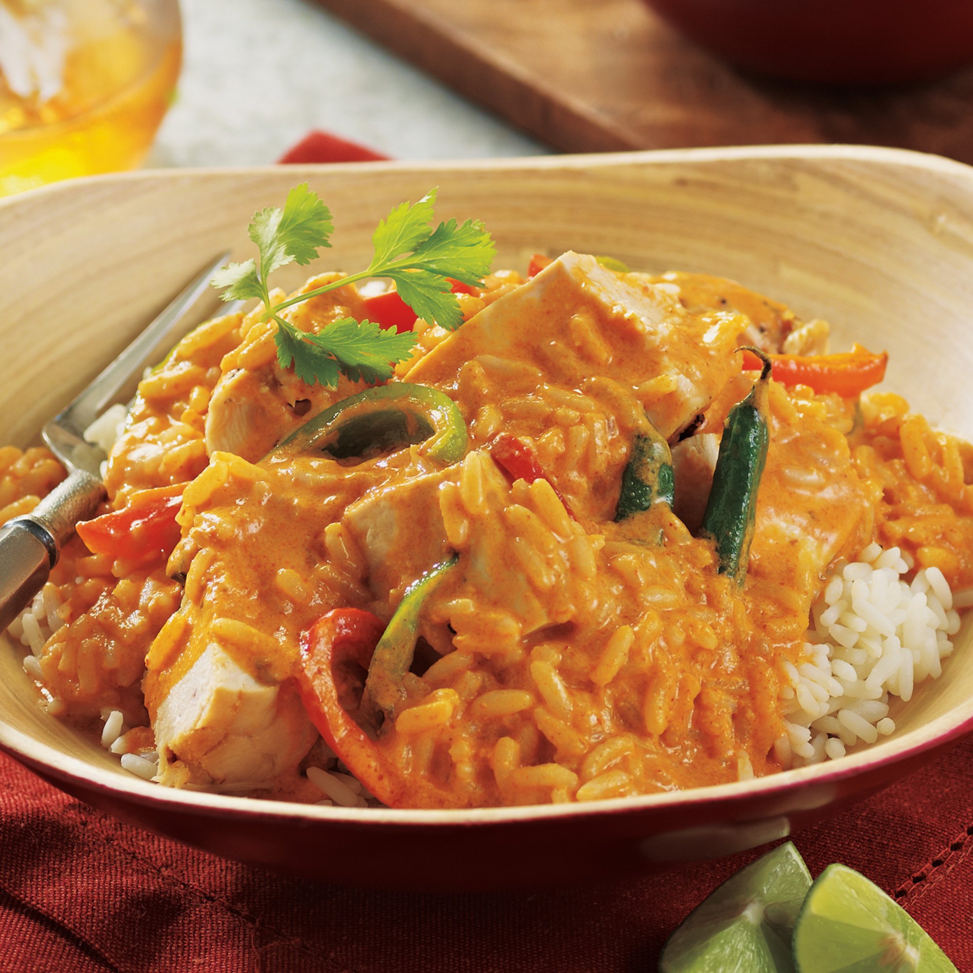 One Pot Curry Chicken with Rice Recipe from H-E-B