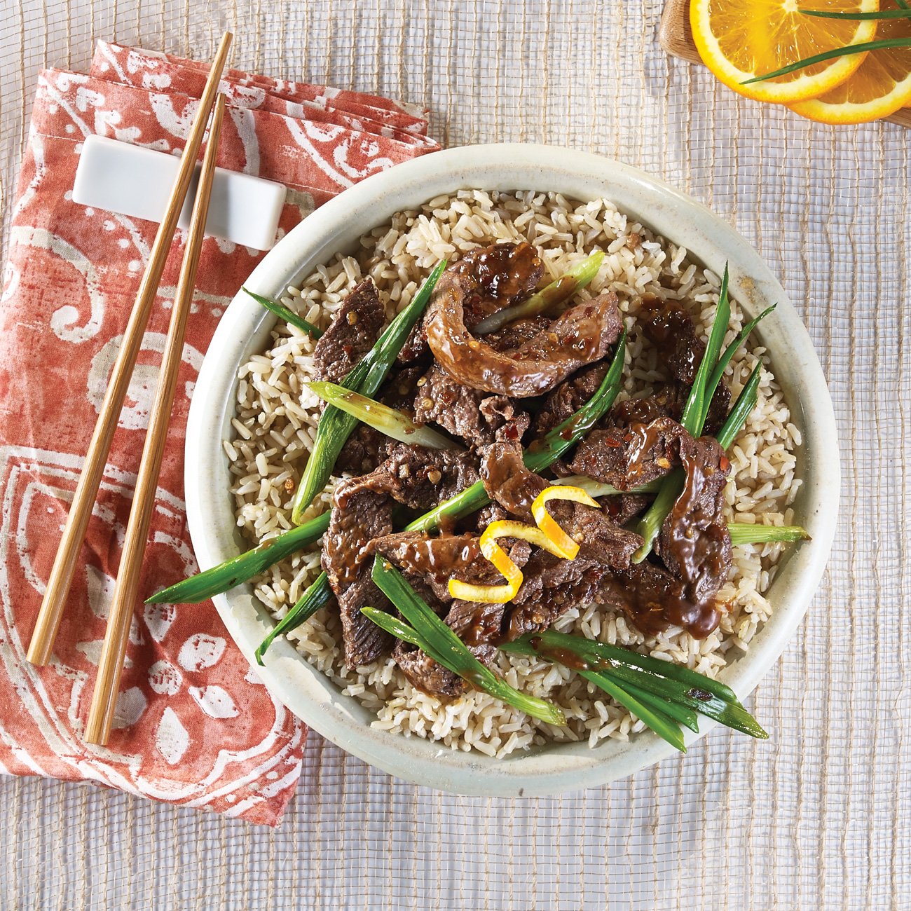 Orange Beef Recipe from HEB