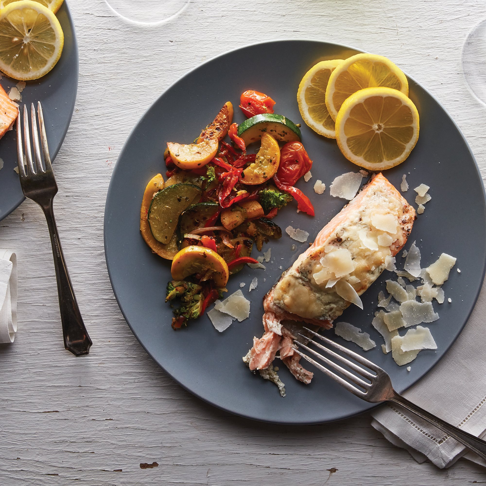 Parmesan Dill Baked Salmon Recipe from H-E-B