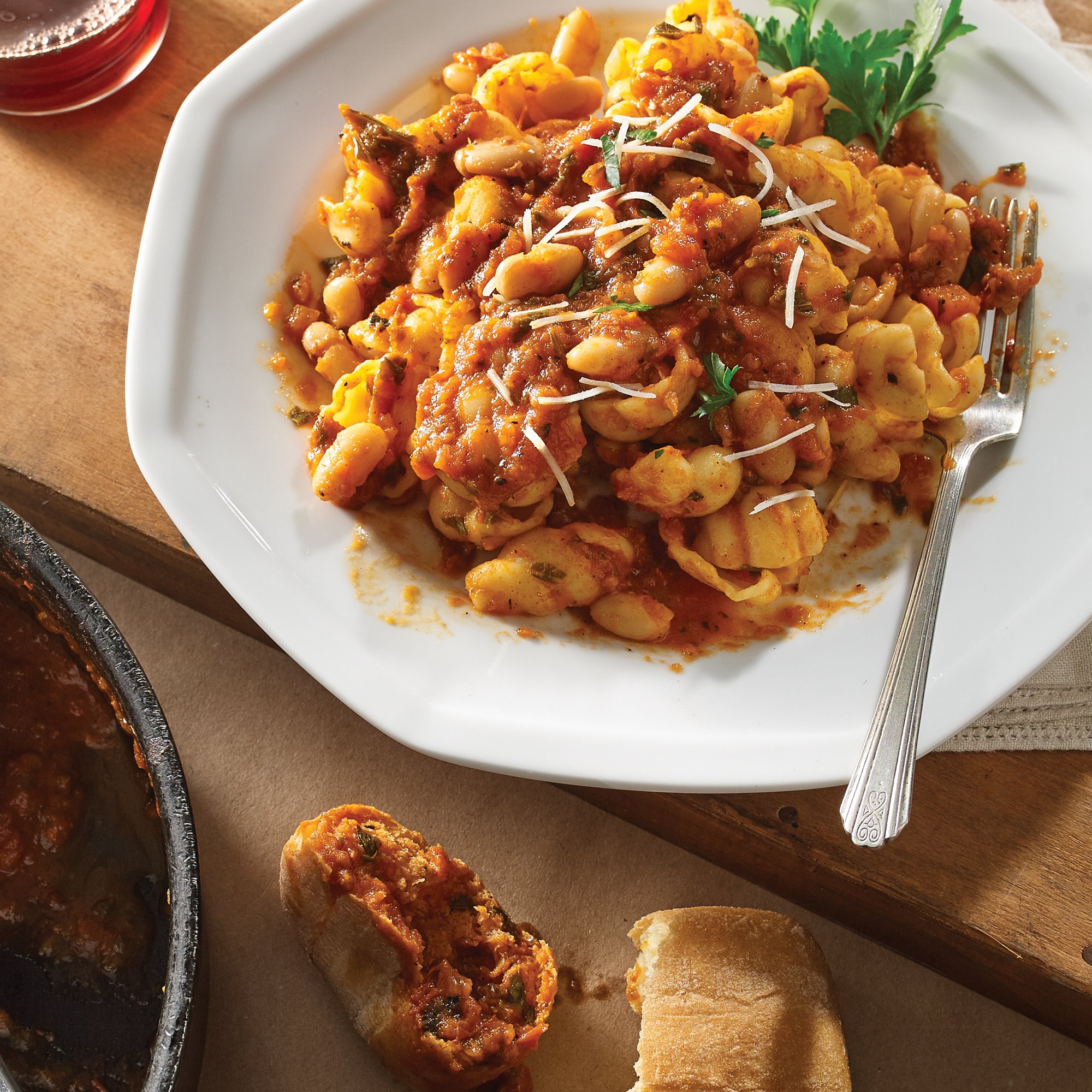 Pasta And Beans With Charred Tomato Sauce Recipe From H-E-B