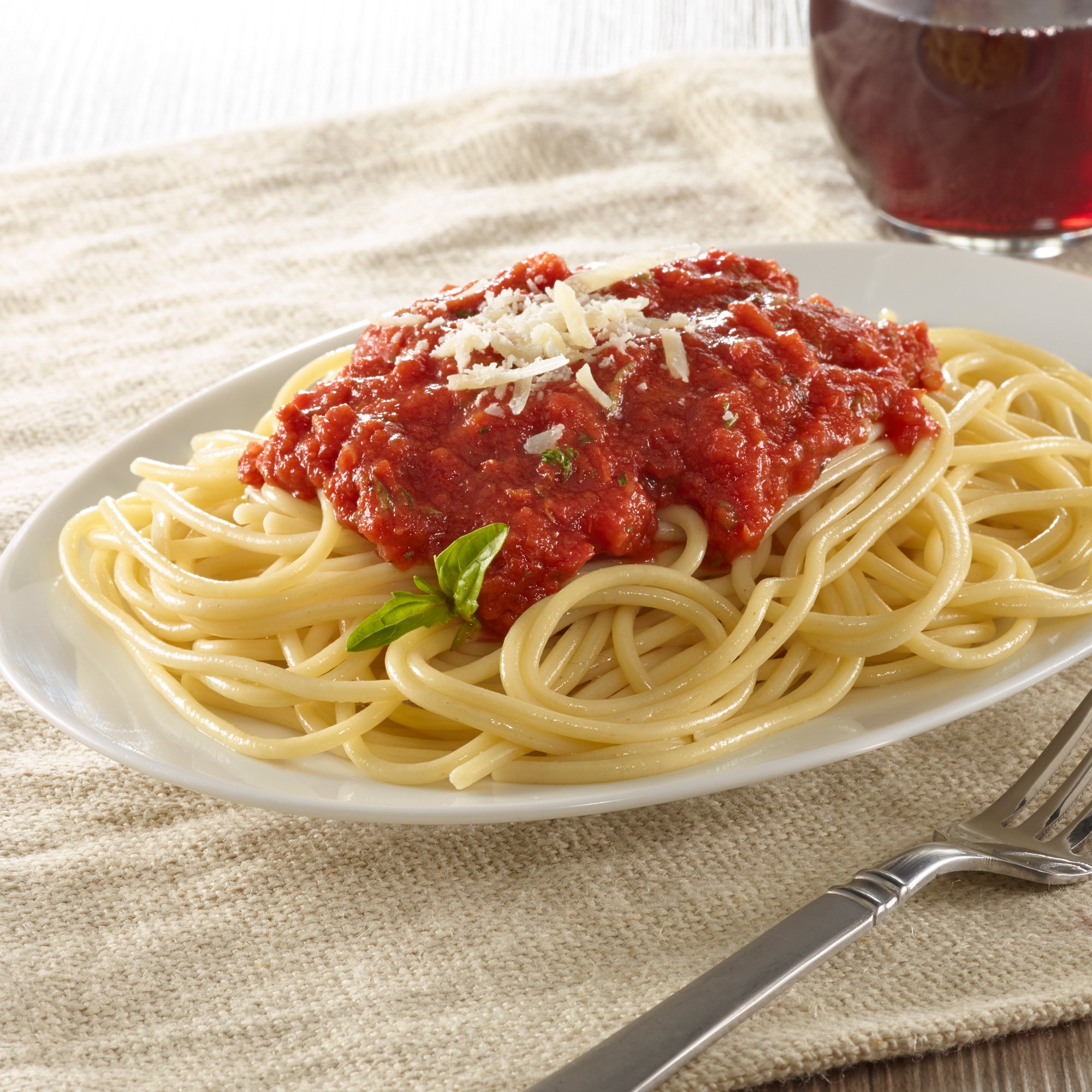 Pasta With Fresh Basil Tomato Sauce Recipe from HEB