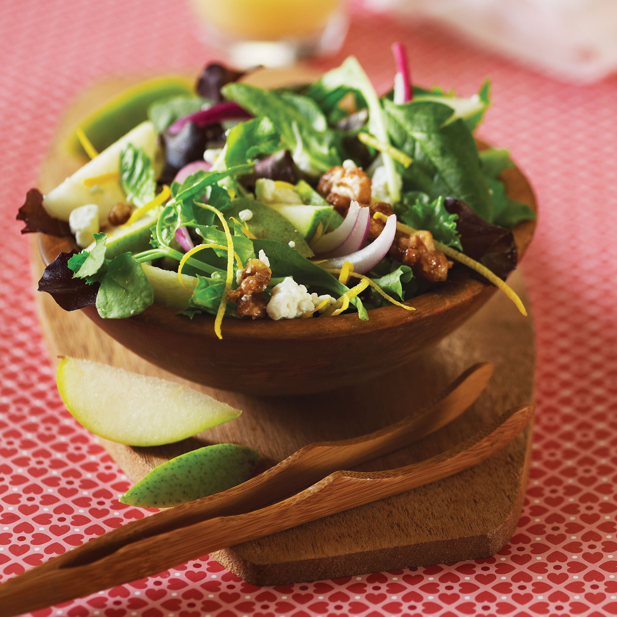 Pear Salad with Glazed Pecans Recipe from HEB