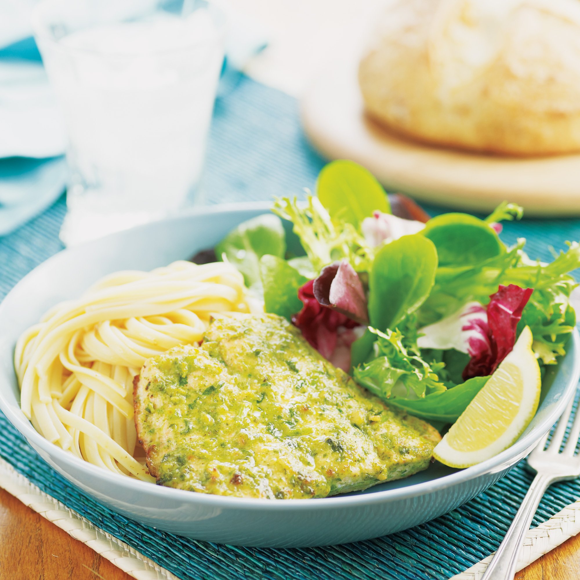 Pesto Crusted Salmon Recipe from HEB