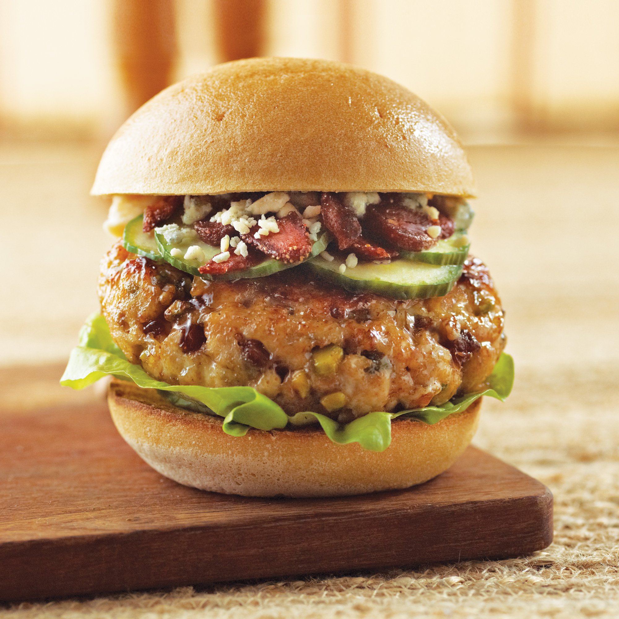 Pistachio Chicken Burger Recipe from HEB