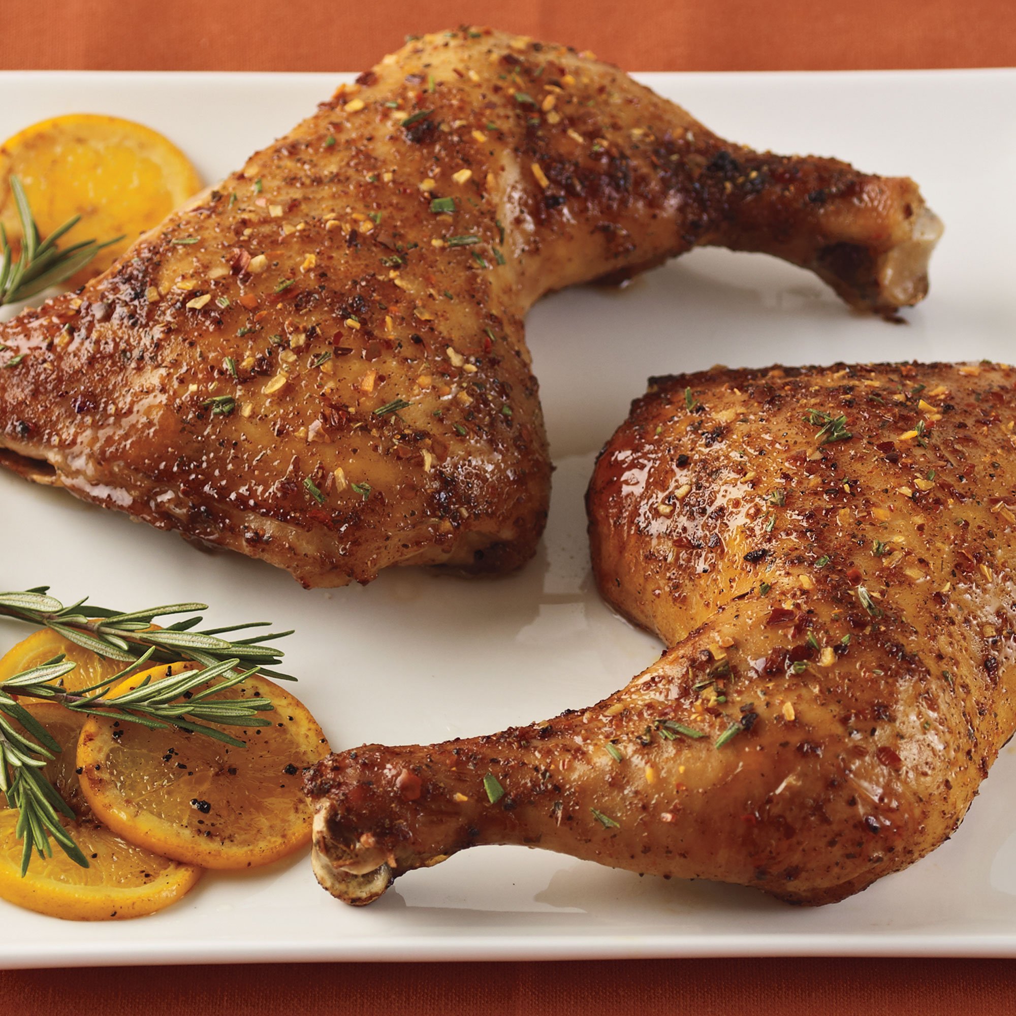 Plank Smoked Orange Rosemary Chicken Recipe from HEB
