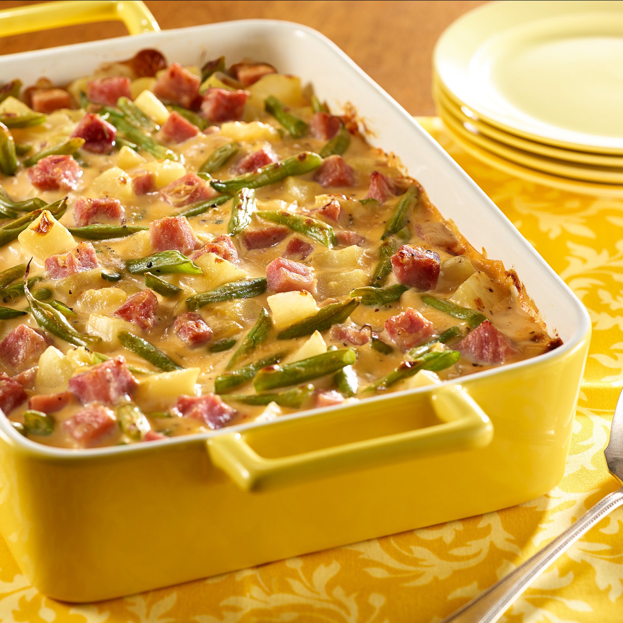 Potato Green Beans & Ham Bake Recipe from HEB