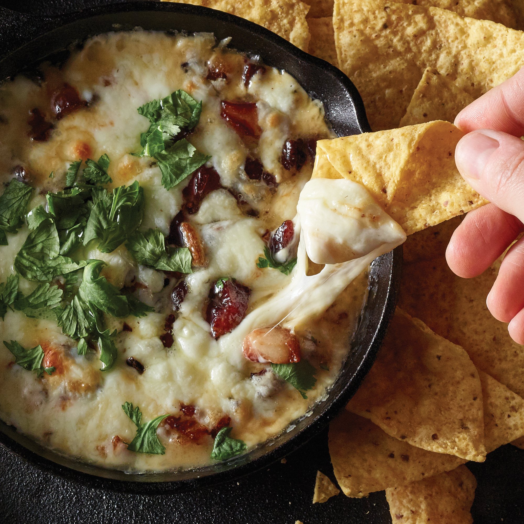 Queso Fundito with Crispy Pork Jowl Recipe from HEB