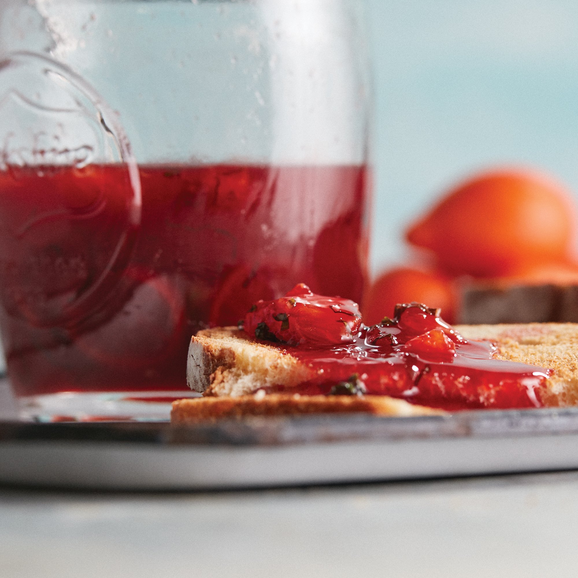 Quick Blood Orange Basil Jelly Recipe from HEB