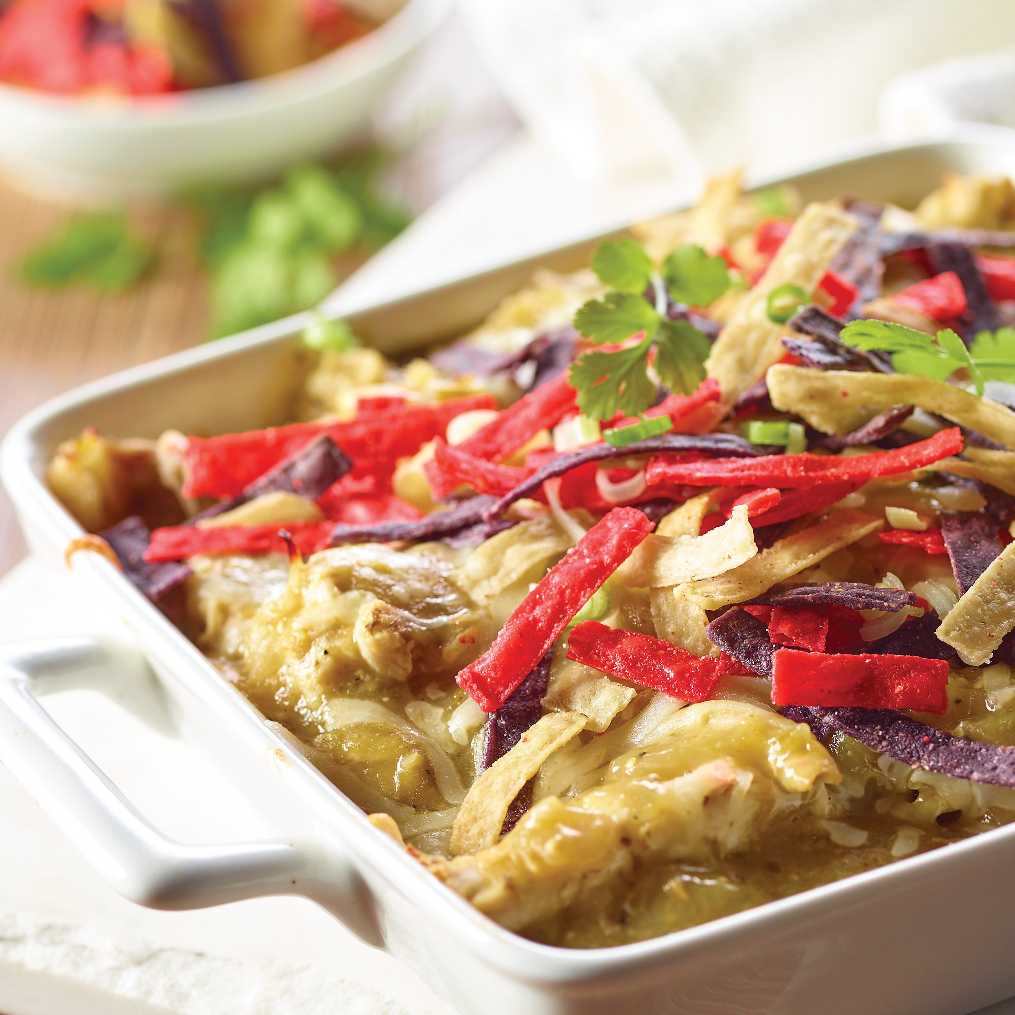 Quick Green Chile Chicken Casserole Recipe from HEB