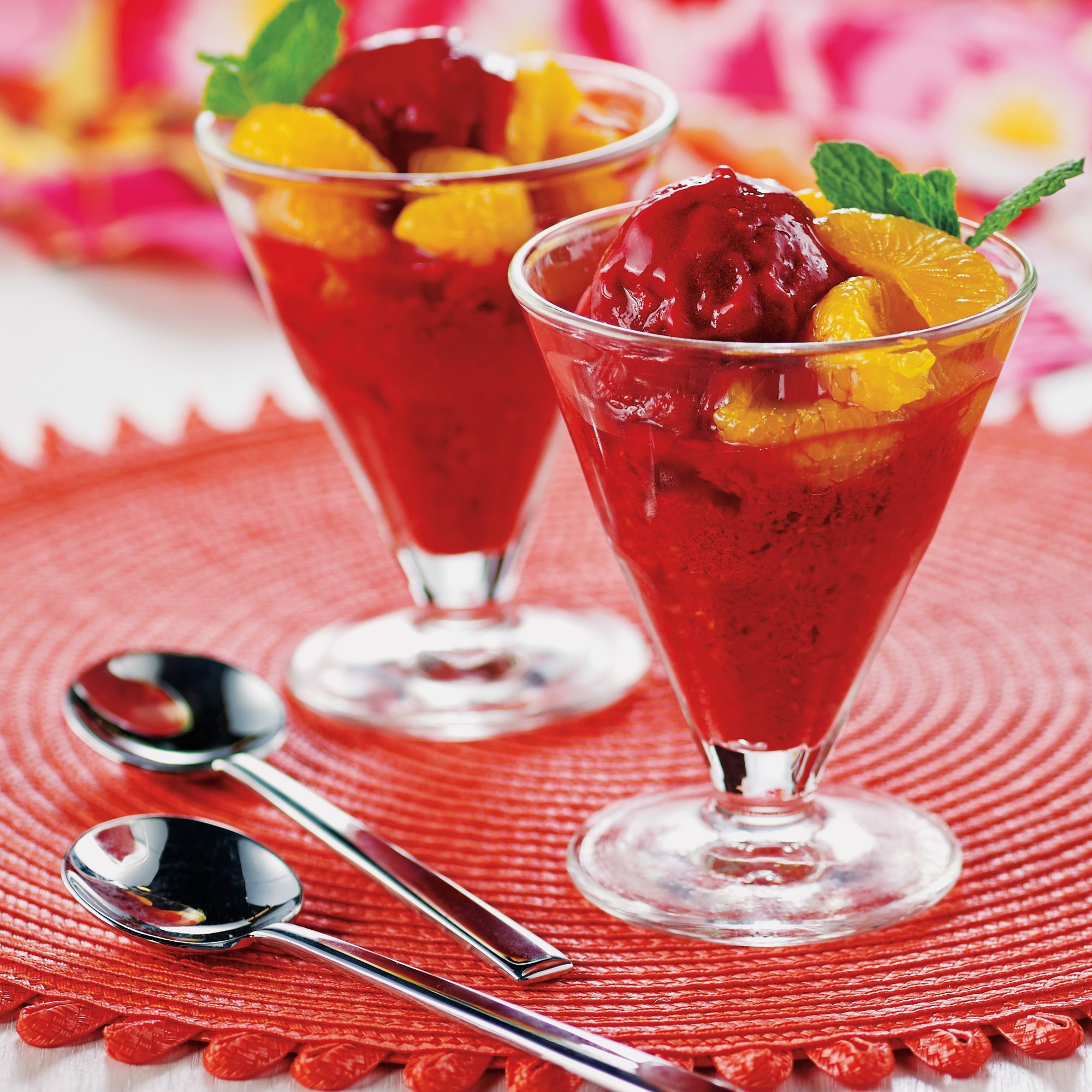 Raspberry Tea Fruit Ice Recipe from HEB