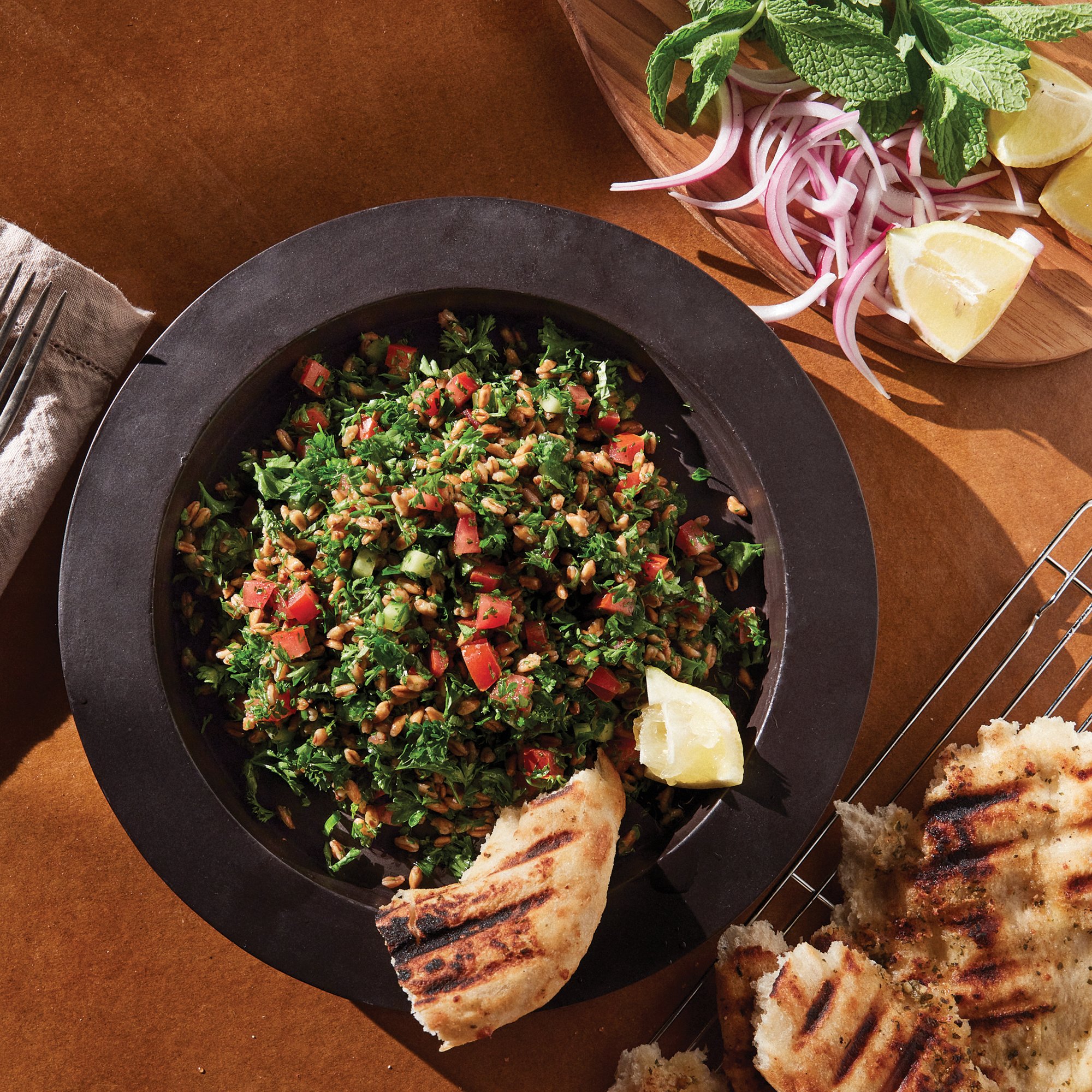 Roasted Farro Tabbouleh Recipe from HEB