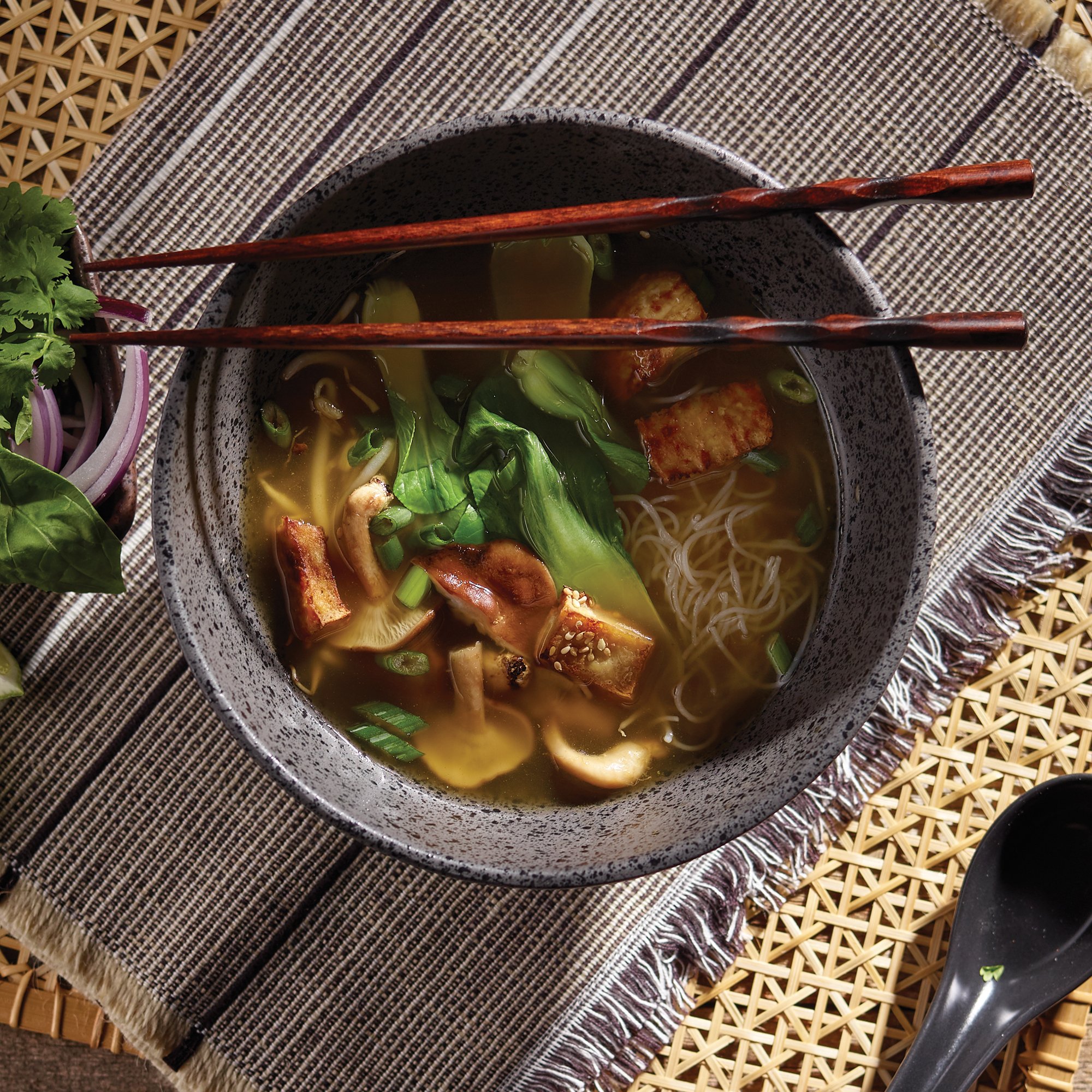 Roasted Tofu Pho with Lemon Grass Broth Recipe from HEB