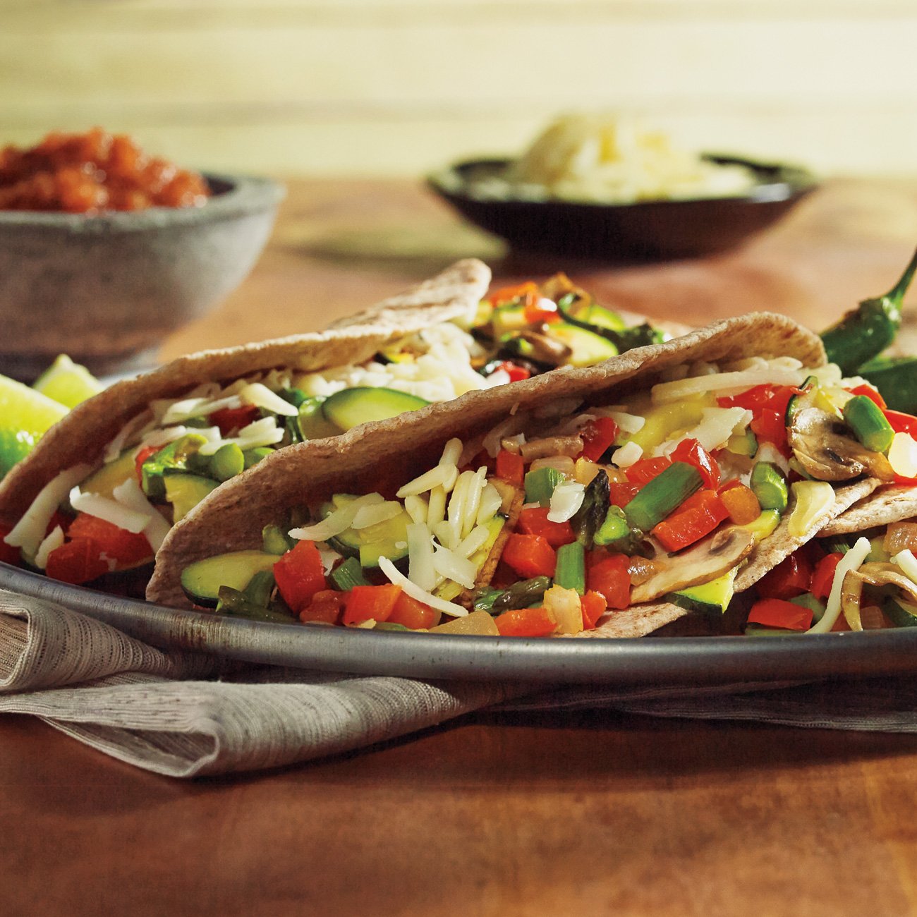 Roasted Vegetable Tacos Recipe From H E B Roasted Vegetable Tacos Recipe From H E B