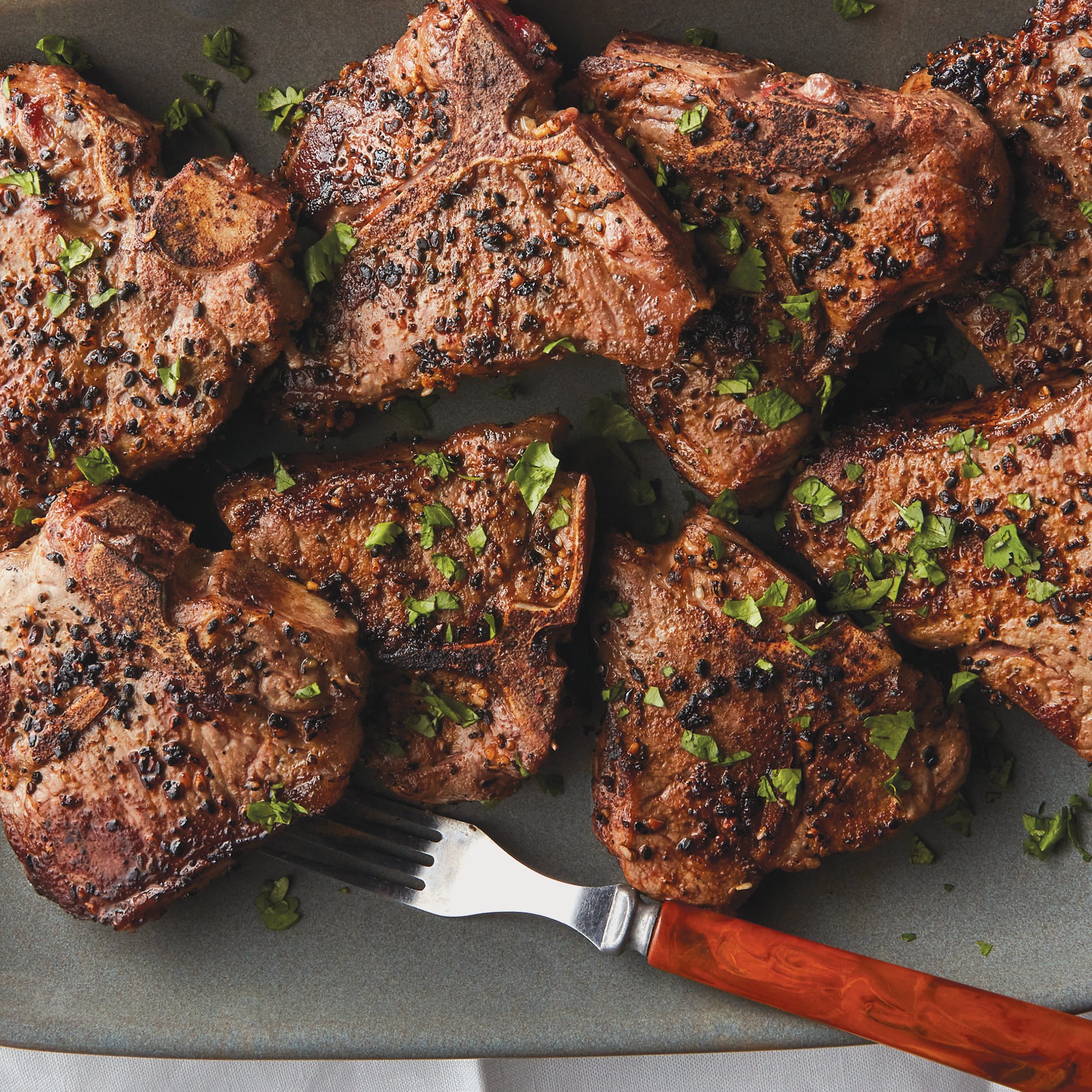 Seared Smoky Lamb Chops Recipe from HEB