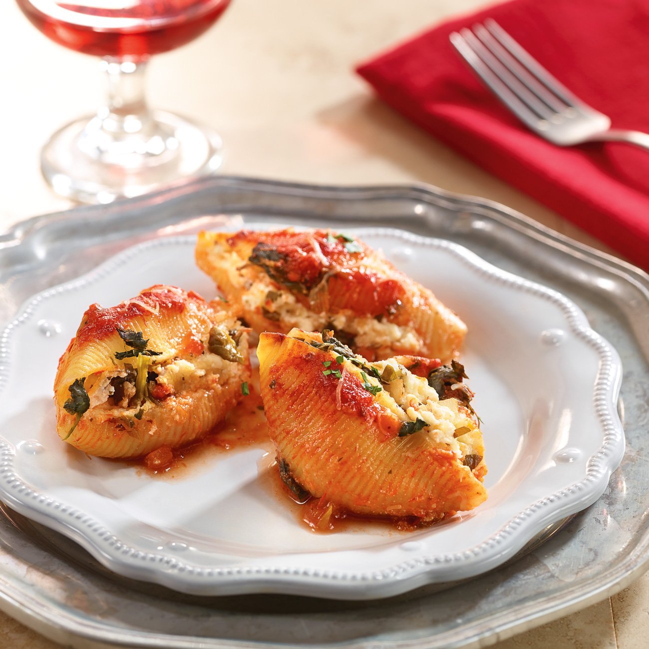 Shells Florentine Recipe from HEB