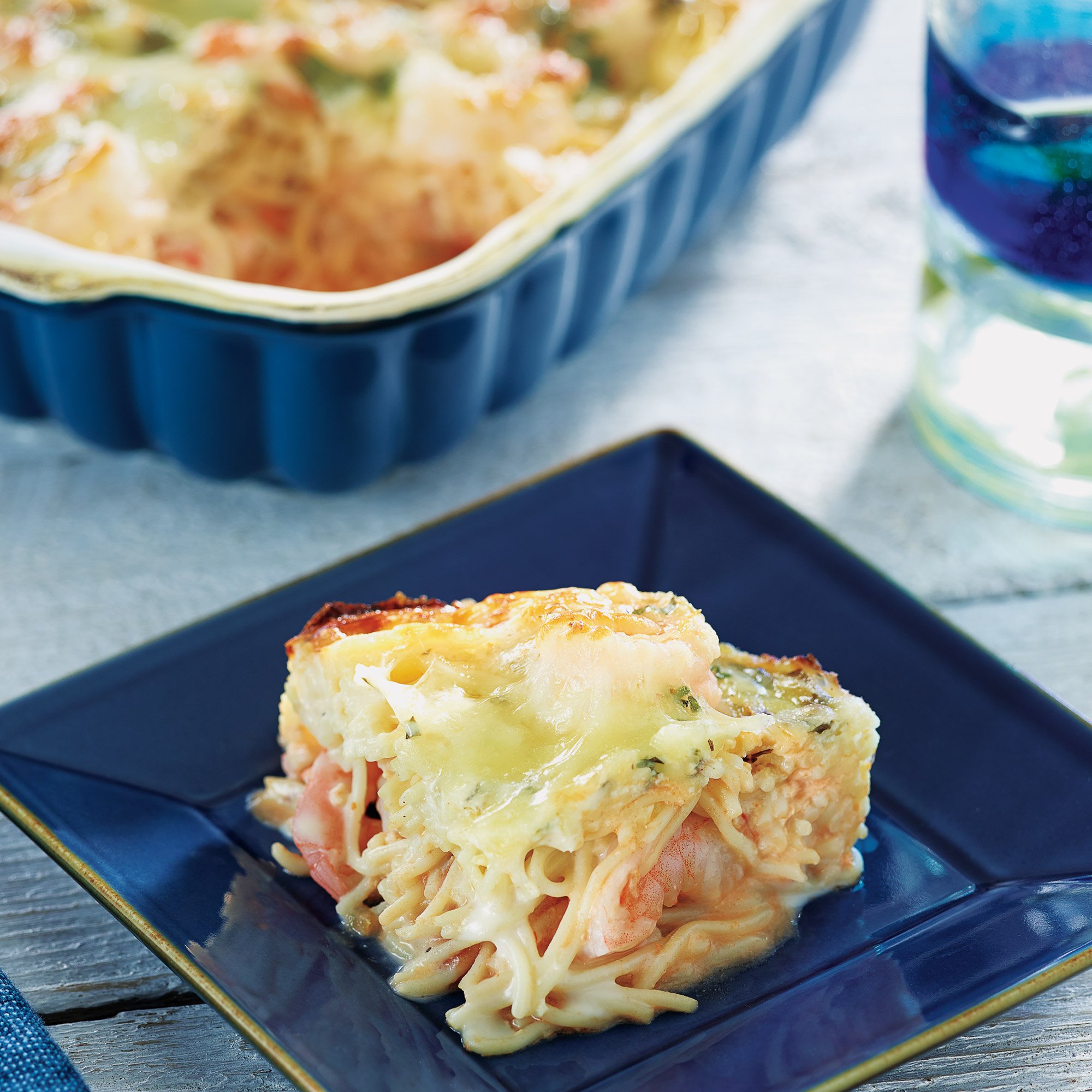 Shrimp & Angel Hair Casserole Recipe from HEB