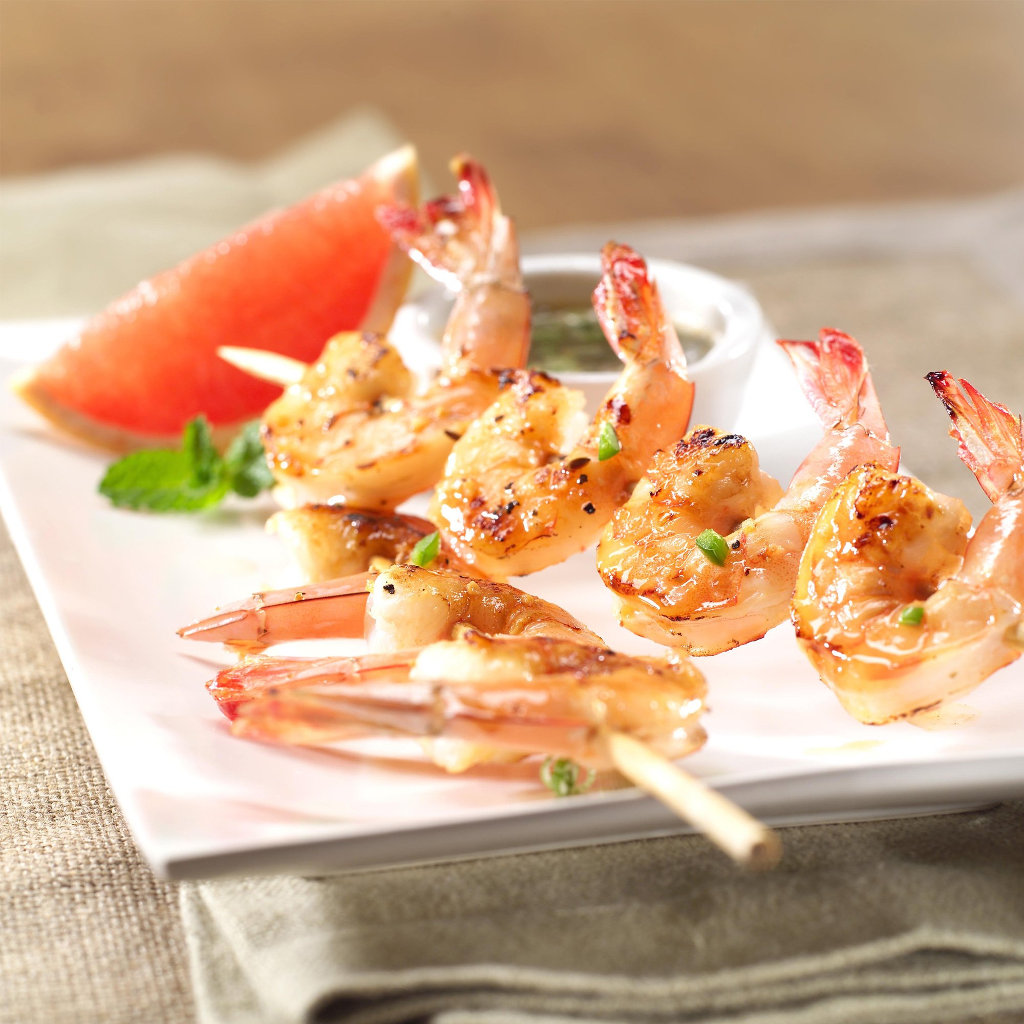 Shrimp with Grapefruit Glaze Recipe from HEB
