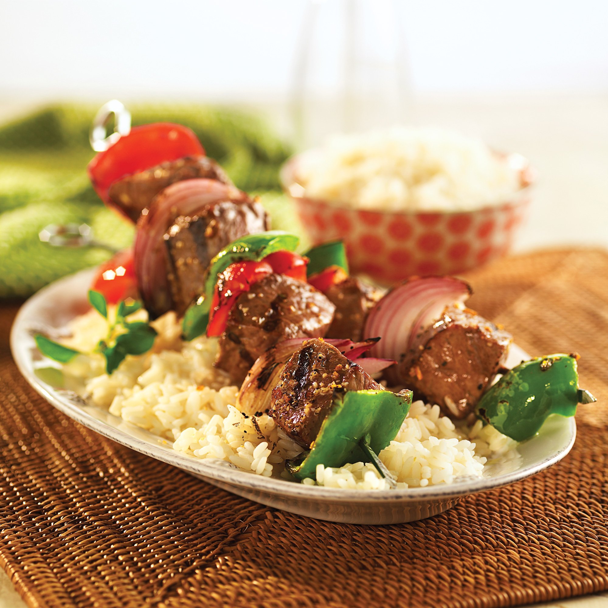 Sirloin Supreme Grilled Kabobs Recipe from HEB