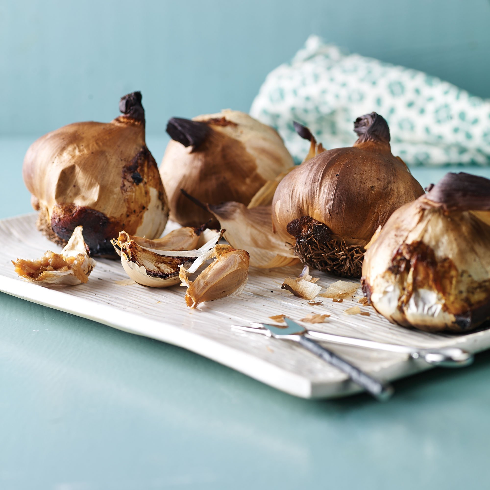 Smoked Garlic Bulbs Recipe from HEB
