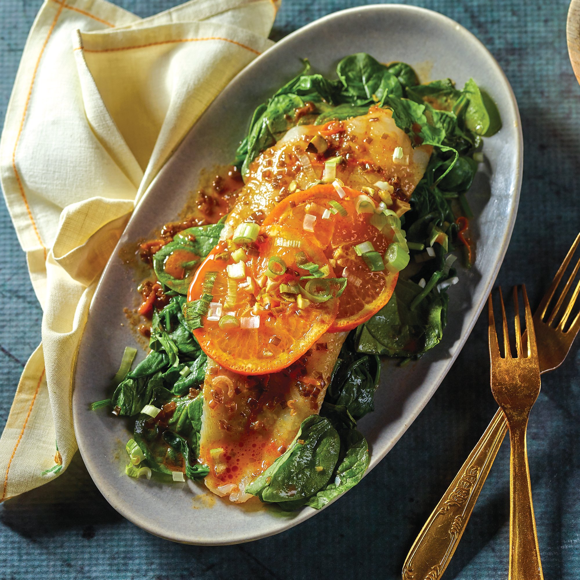 Smoky Clementine Grillled Sole Recipe from HEB