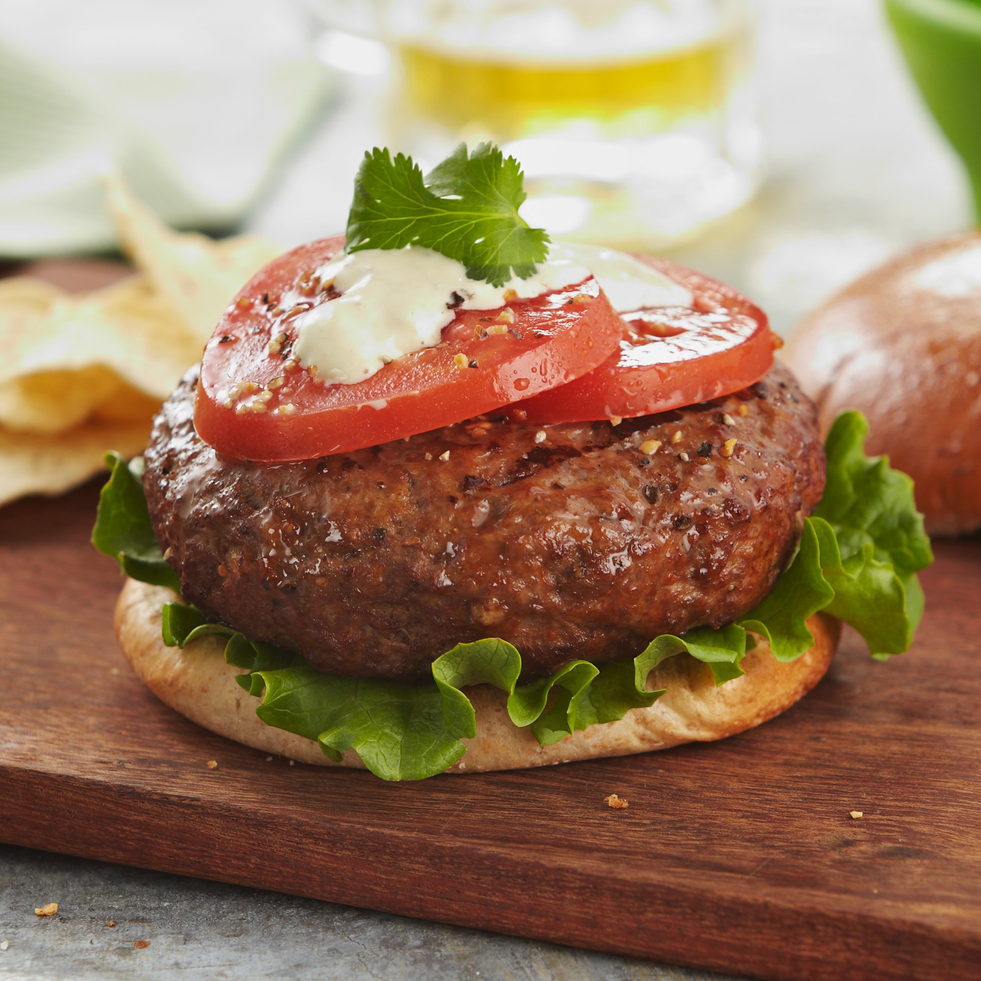 Soppin' Bugers with Green Chile Mayo Recipe from HEB