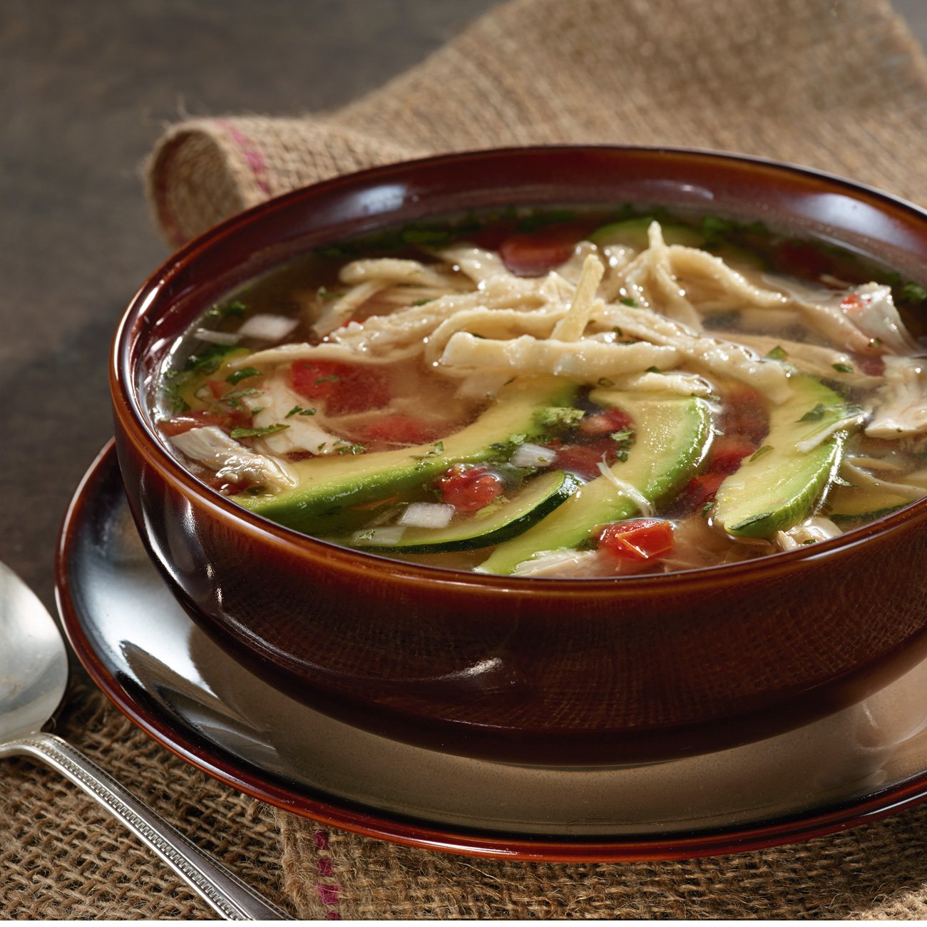 Speedy Turkey Tortilla Soup Recipe from HEB