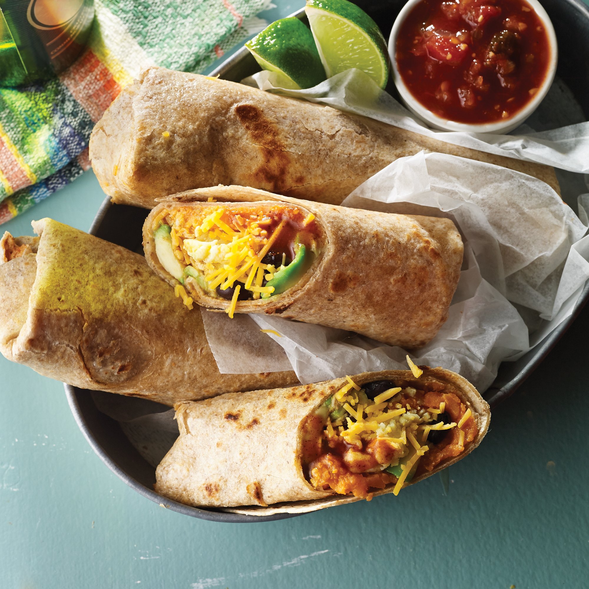 Sweet Potato and Black Bean Burritos Recipe from HEB