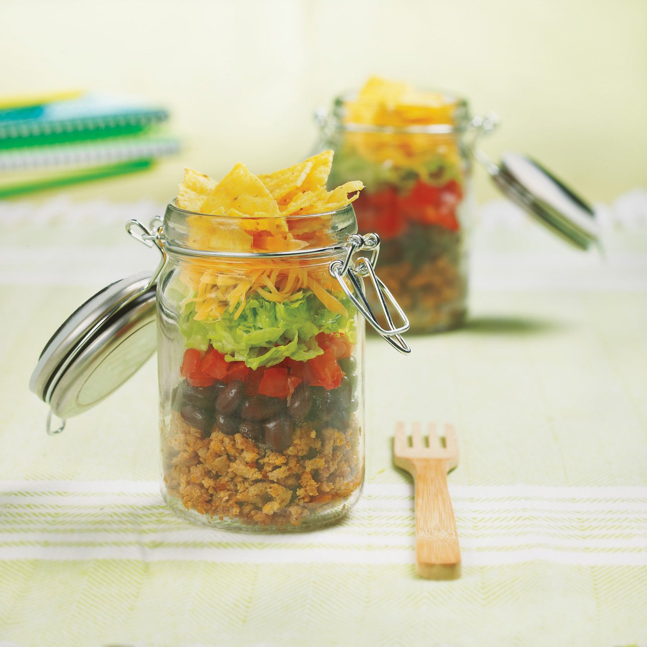 Taco in a Jar Recipe from HEB