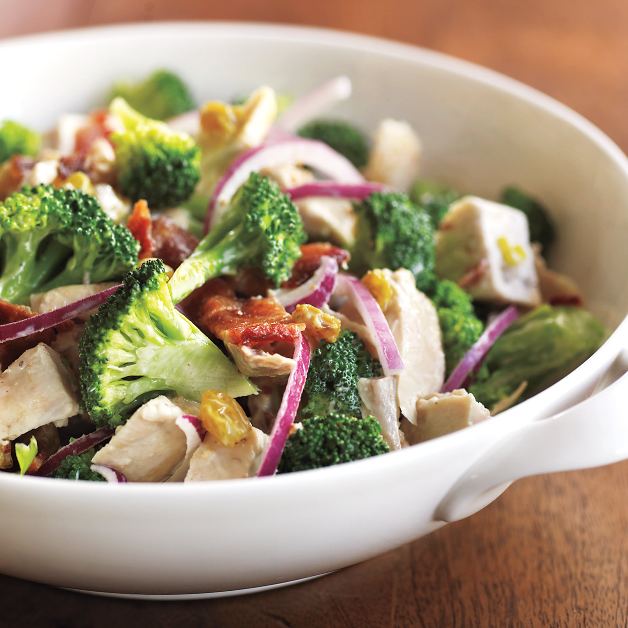 Tangy Broccoli Salad with Chicken Recipe from HEB