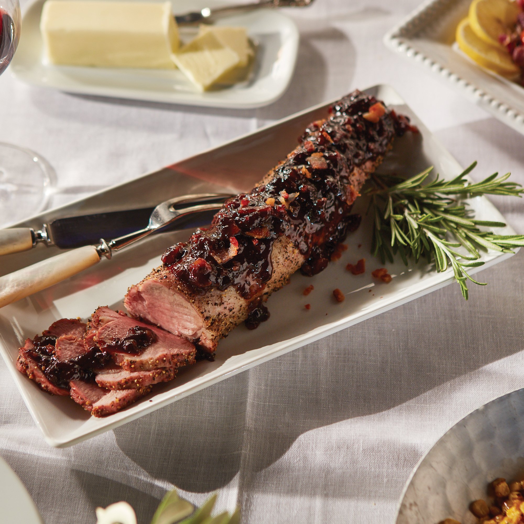 Texas Blackberry Wine Pork Tenderloin Recipe from HEB