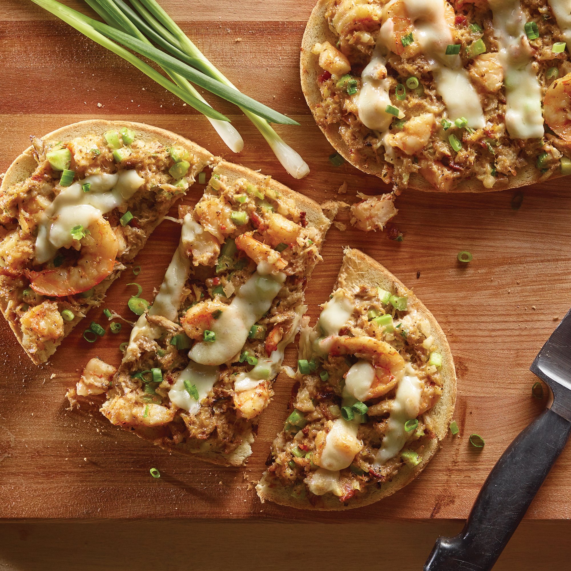 Texas Size Crab and Shrimp Salad Toast Recipe from HEB