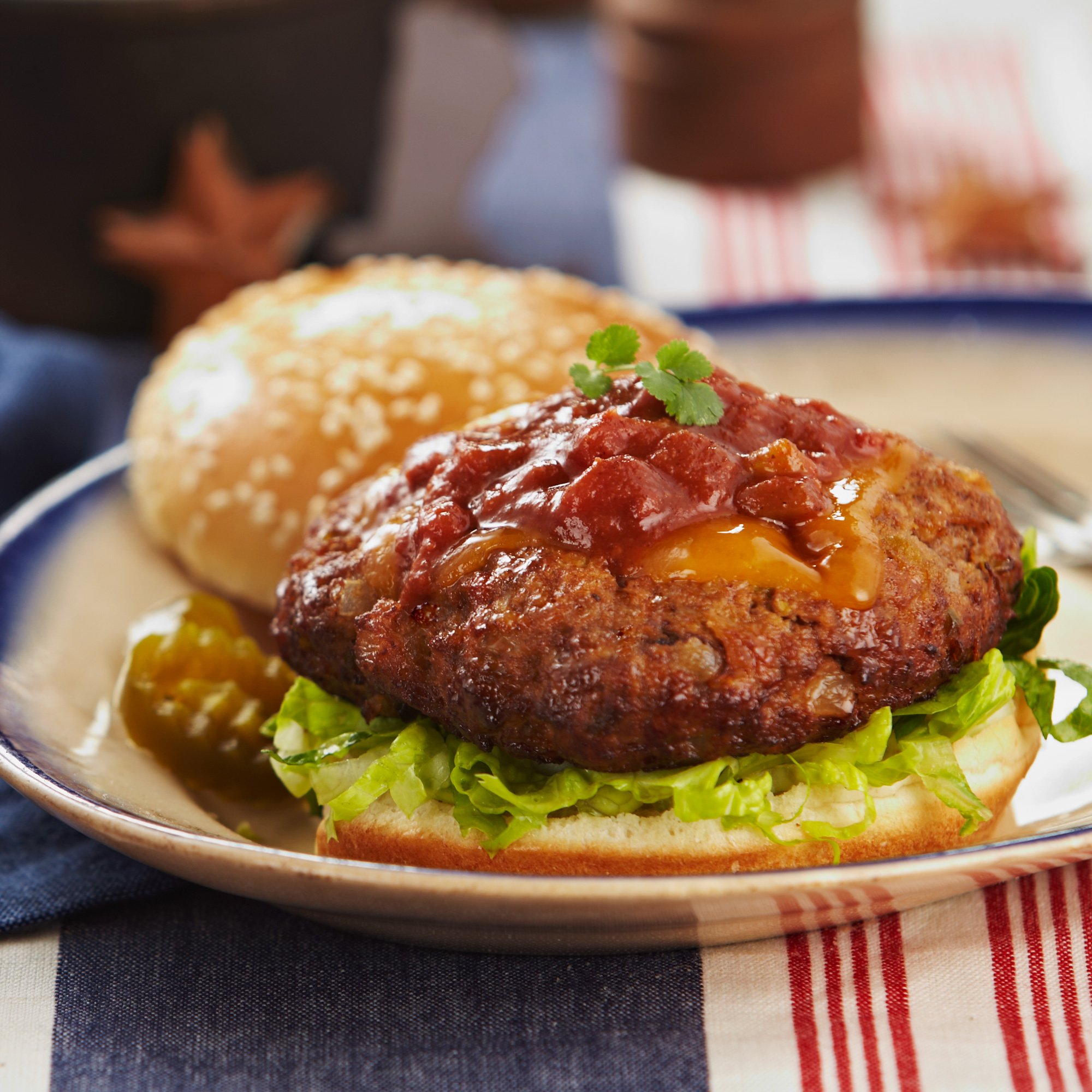 Texas TwoStep Chile Burgers Recipe from HEB