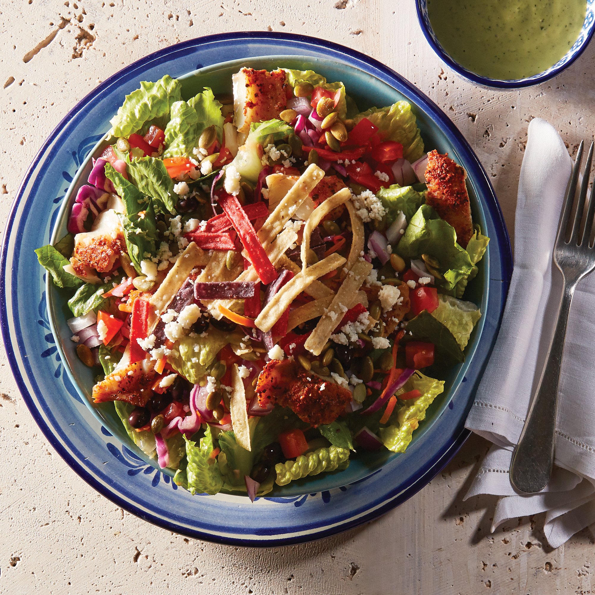 Tilapia Taco Salad Recipe from HEB