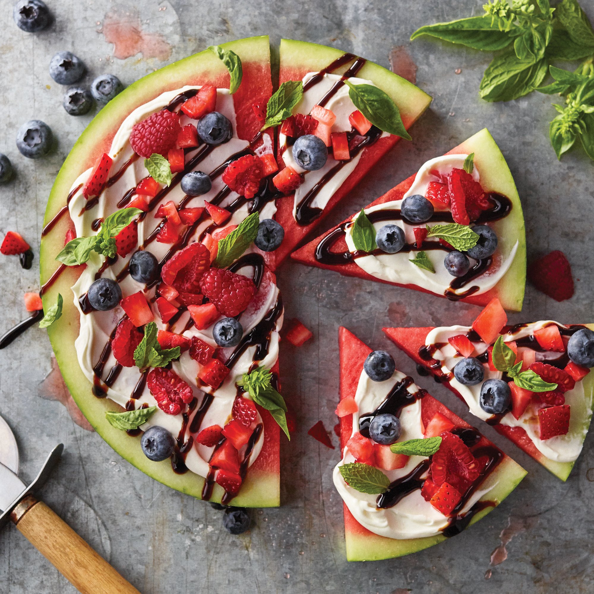 Watermelon Pizza Recipe from HEB
