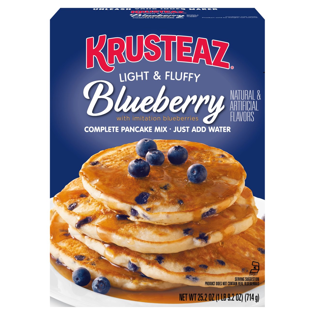 Krusteaz Blueberry Complete Pancake Mix Shop Pancake Mixes at HEB