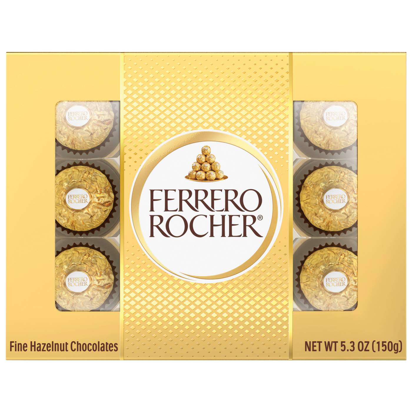 Ferrero Rocher Fine Hazelnut Chocolates Gift Box, 12 pc; image 1 of 5