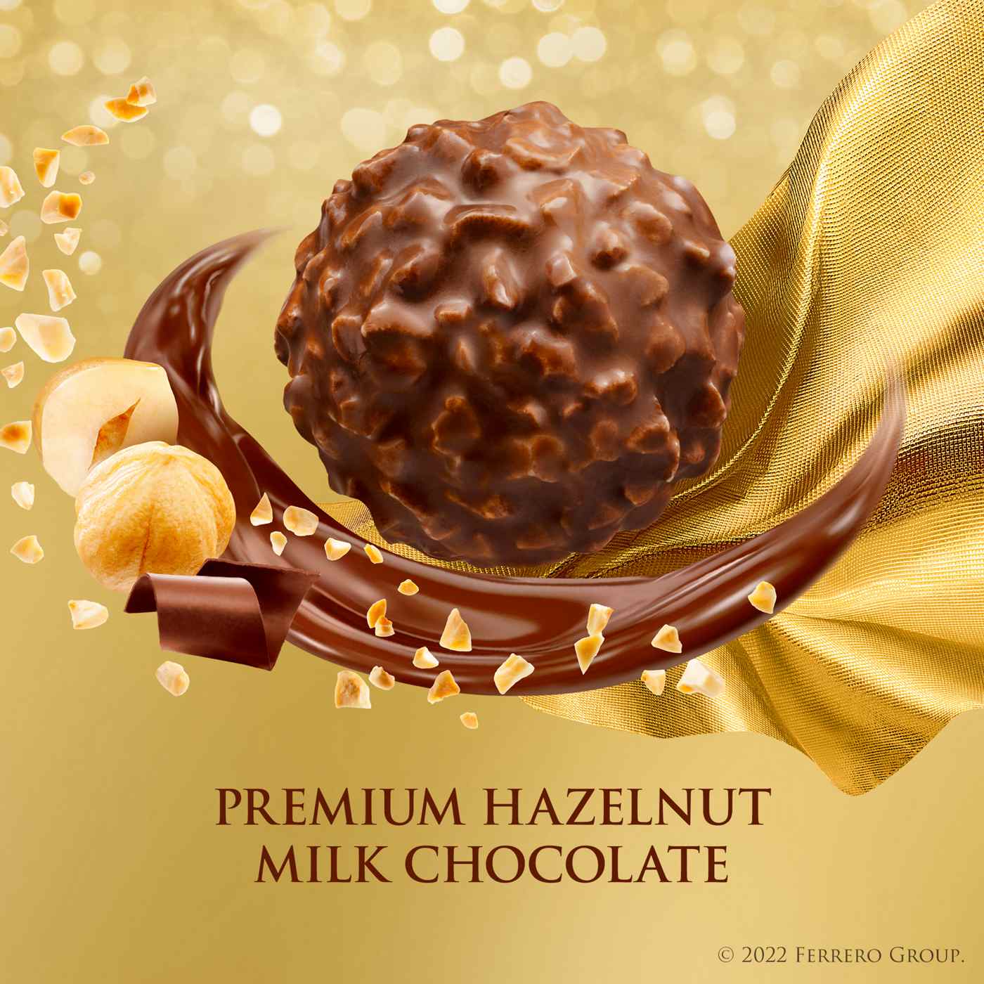 Ferrero Rocher Fine Hazelnut Chocolates Gift Box, 12 pc; image 2 of 5