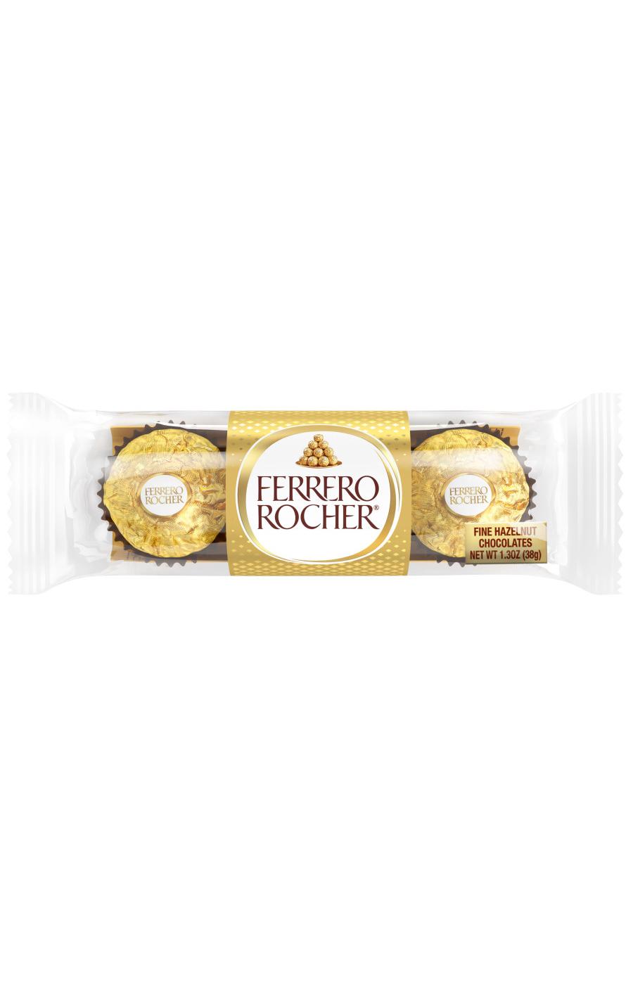 Ferrero Rocher Fine Hazelnut Chocolates - Shop Candy at H-E-B