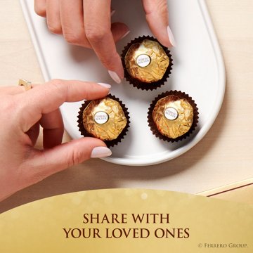 Ferrero Rocher Fine Hazelnut Chocolates, 3 pc